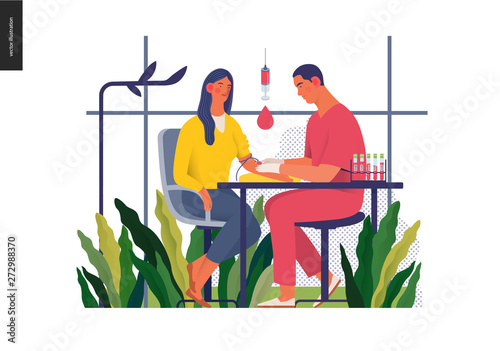 Medical tests template - blood test