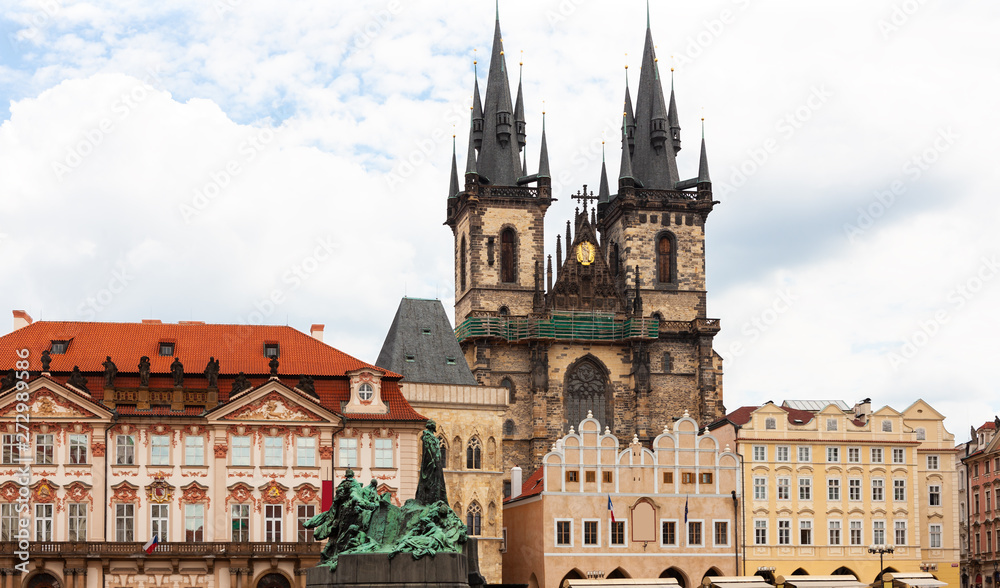 Buildings surrounding Prague Old Town Square, Czech Republic