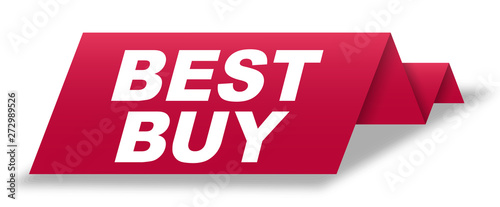 red vector banner best buy