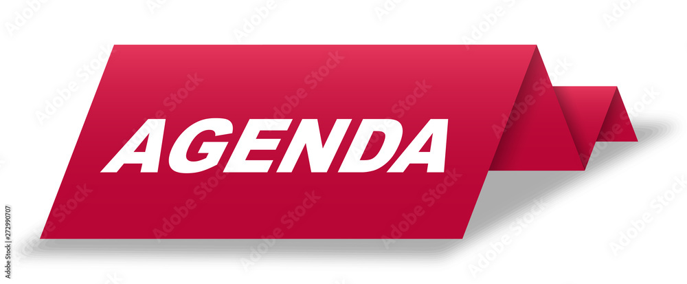 red vector banner agenda red vector banner agenda