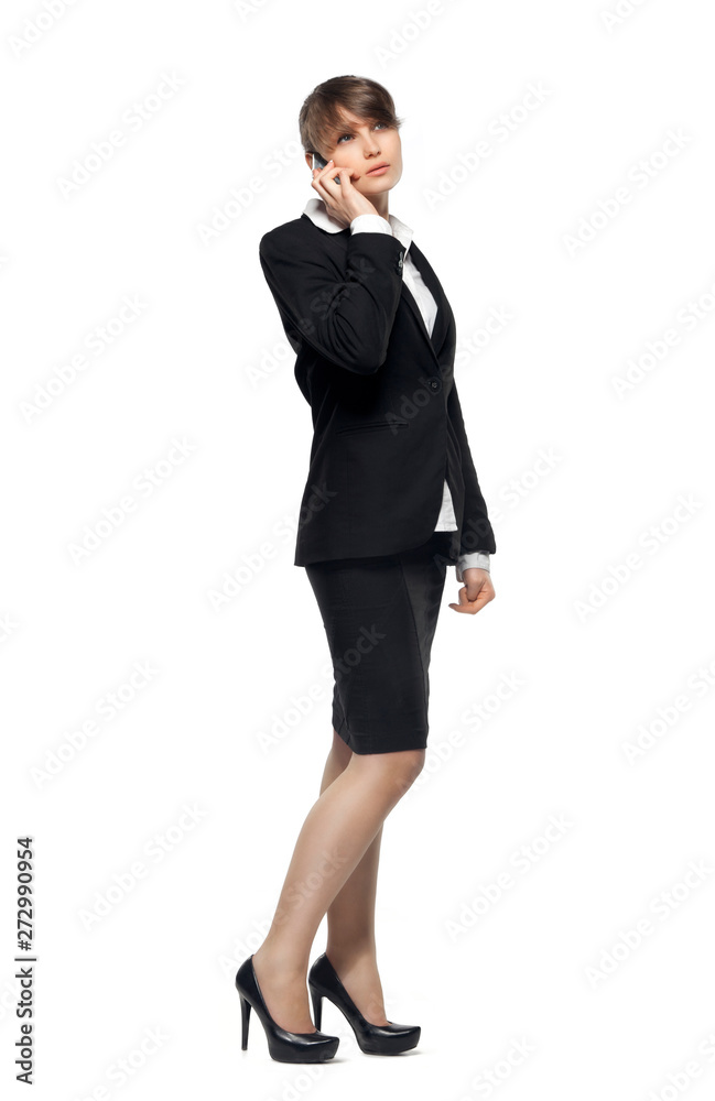 business woman isolated on white background business woman isolated on white background