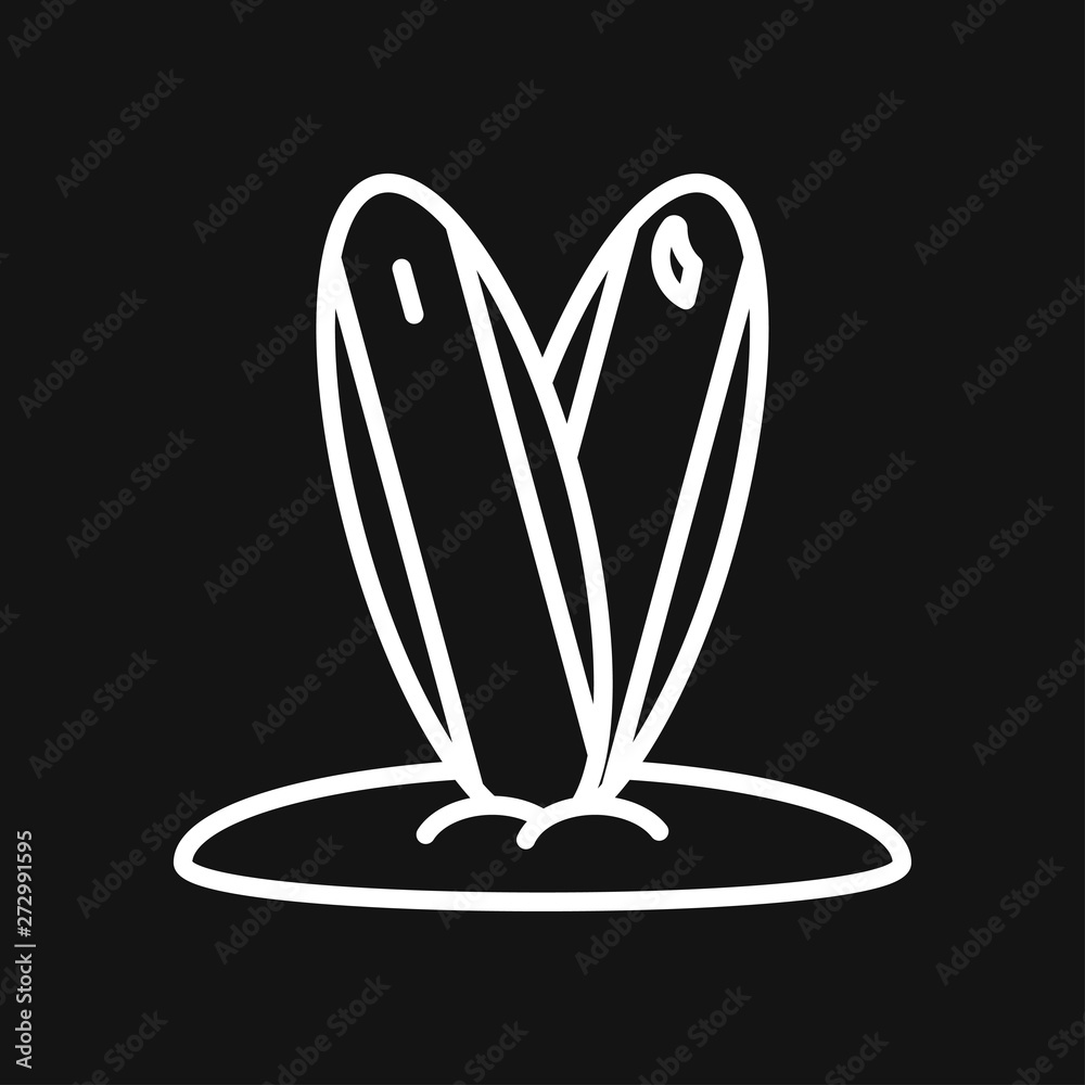 Beach icon vector of vacation and tourism, summer symbol Beach icon vector of vacation and tourism, summer symbol