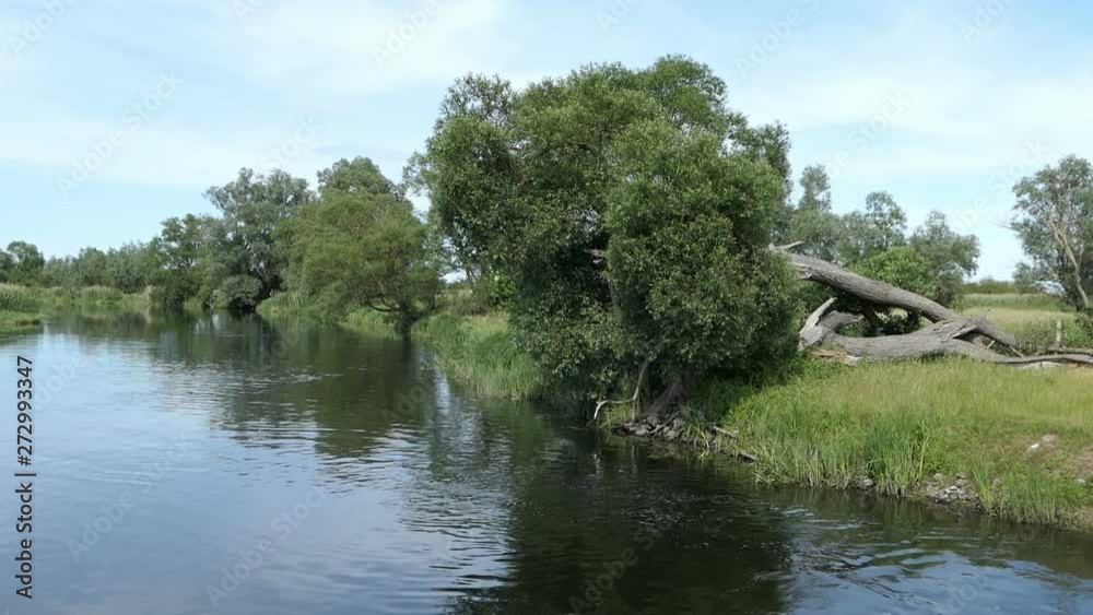 Havel river landscape in Havelland at Brandenburg district of Germany. Summer time. Havel river landscape in Havelland at Brandenburg district of Germany. Summer time.