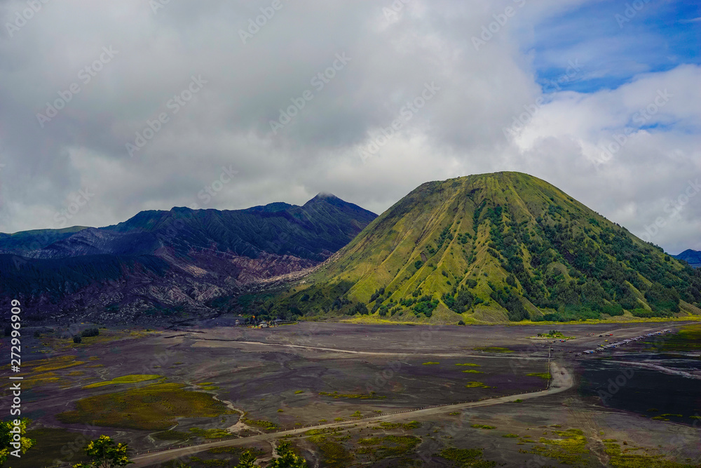 Aerial view of Mount Bromo, Indonesia