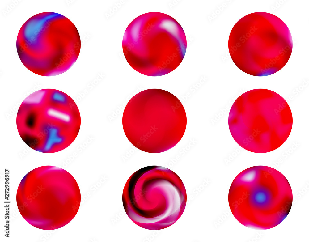 Modern round gradients collection Modern round gradients collection