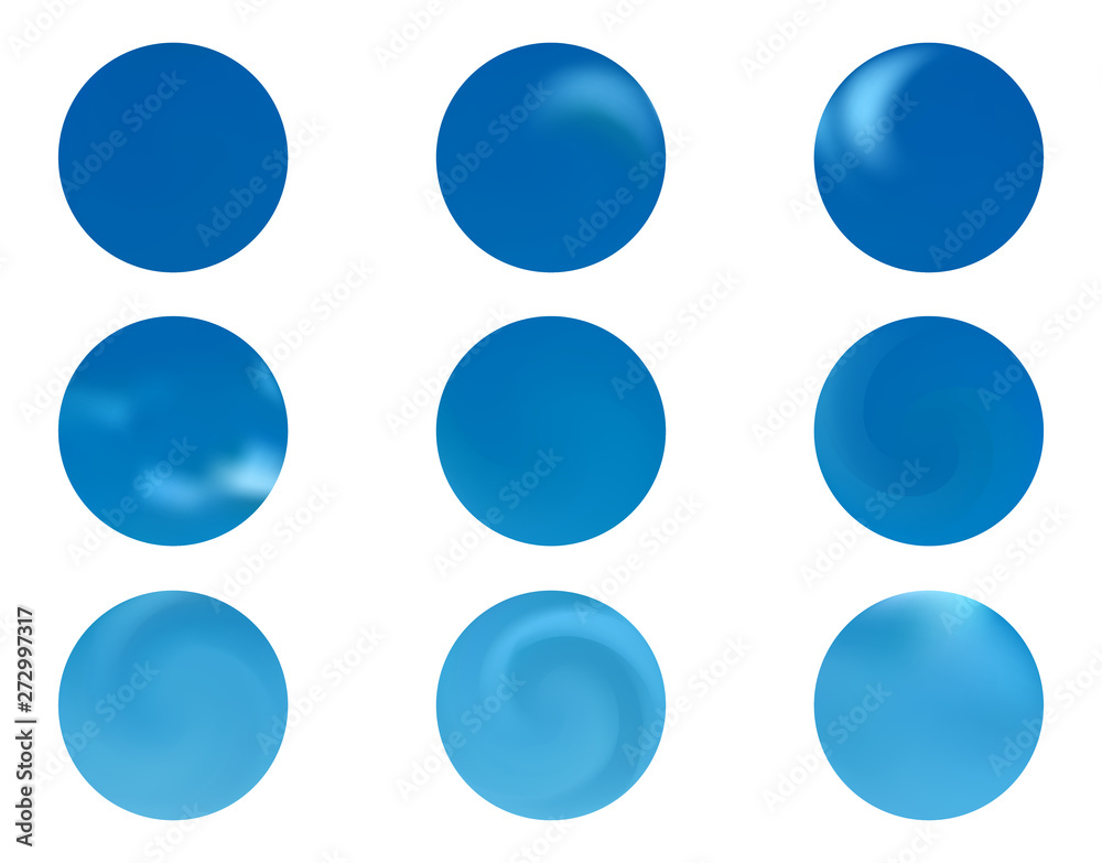 Modern round gradients collection Modern round gradients collection