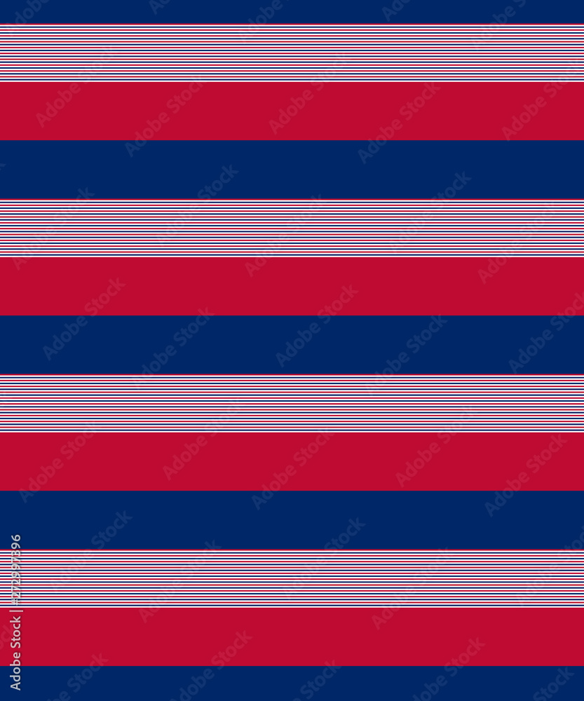Red blue white horizontal stripped pattern for textile/fabric Red blue white horizontal stripped pattern for textile/fabric