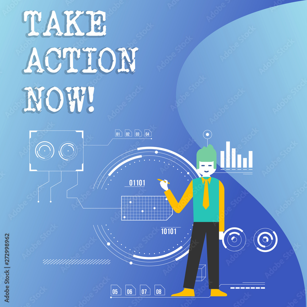 Writing note showing Take Action Now. Business concept for Urgent Move Start Promptly Immediate Begin Writing note showing Take Action Now. Business concept for Urgent Move Start Promptly Immediate Begin