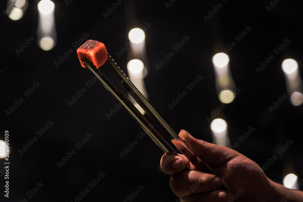 coal coke hookah close spikes coal coke hookah close spikes