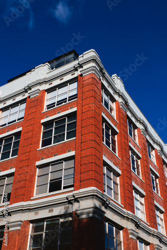 Red brick building in clear day