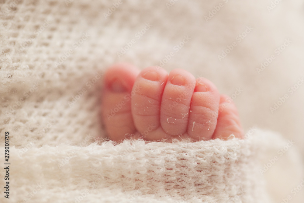 Close up baby feet Close up baby feet