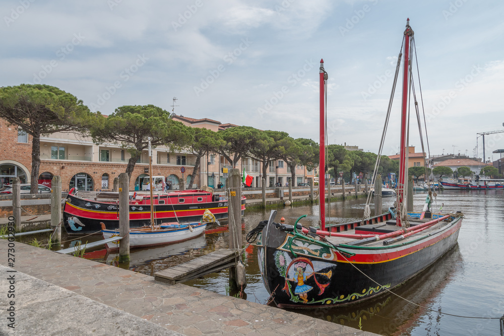 The Harbour at Caorle, Veneto, Italy.
