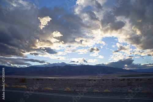 Death Valley National Park Landscapes and clouds