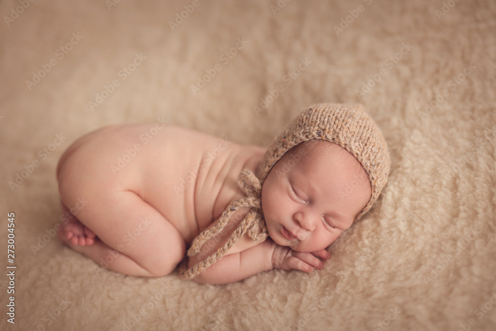 Sleeping newborn baby boy Sleeping newborn baby boy
