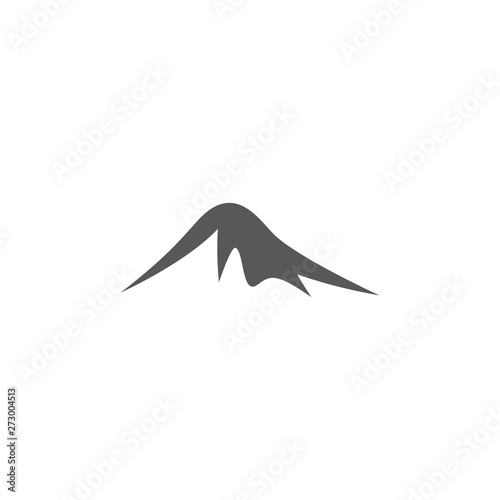 Mountain logo template vector icon