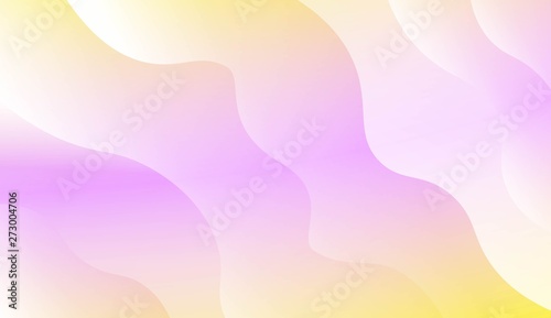 Blurred Decorative Design In Modern Style With Wave, Curve Lines. For Elegant Pattern Cover Book. Vector Illustration with Color Gradient. © Eldorado.S.Vector