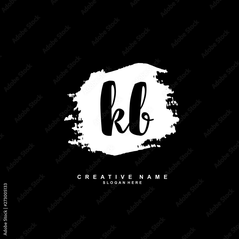 K B KB Initial logo template vector. Letter logo concept K B KB Initial logo template vector. Letter logo concept