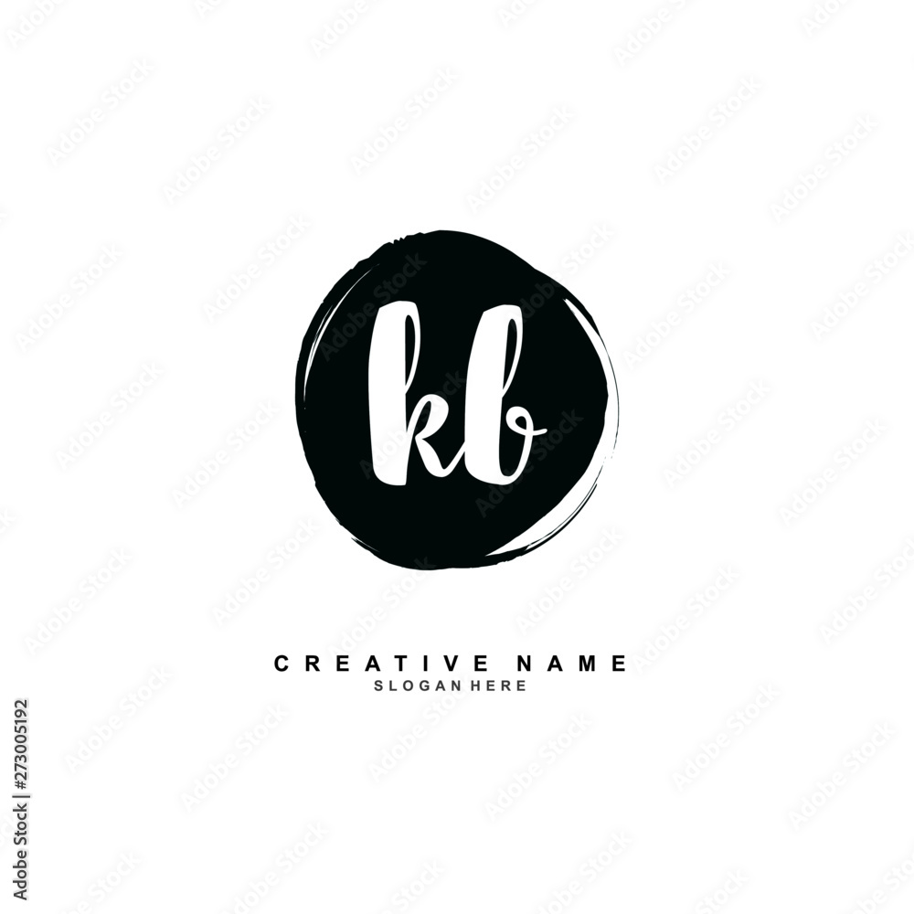 K B KB Initial logo template vector. Letter logo concept K B KB Initial logo template vector. Letter logo concept