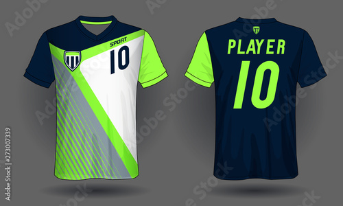 Soccer jersey template.sport t-shirt design.	