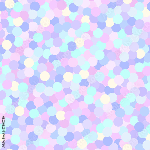 Wallpaper Mural Holographic glitter texture, seamless pattern with confetti. Shimmer pastel background. Vector illustration for your design Torontodigital.ca