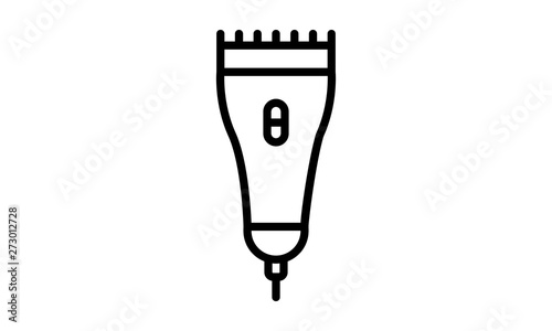 Clipper icon for home appliances and grooming tools