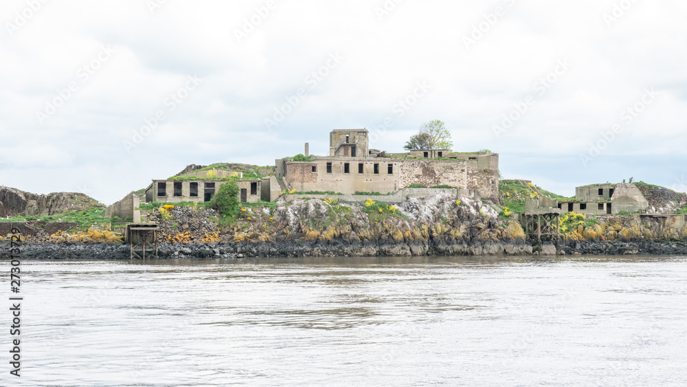 castle on shore scotland uk