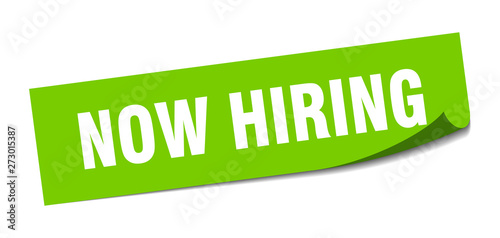 now hiring