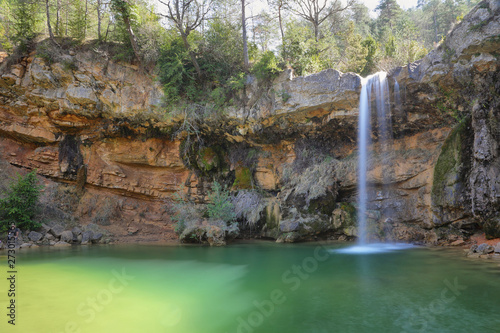 Canvas Print Waterfalls in Catalonia: gorgs de la Cabana, Campdevanol, Girona