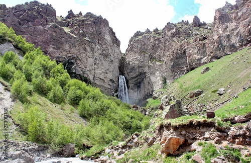 Sultan waterfall falls from a height of 50 meters.