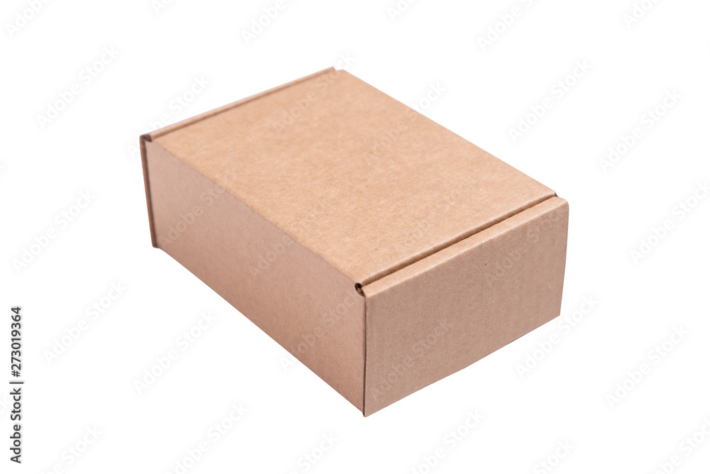 Isolated brown carton cardboard boxes Isolated brown carton cardboard boxes