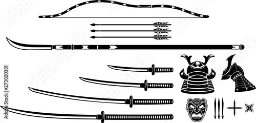 Samurai Equipment Gear and Weapons