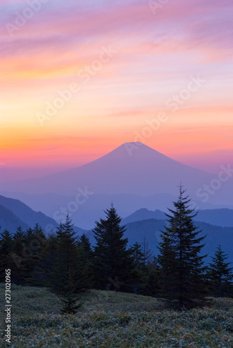 Mt.Fuji before dawn seen from Yamabushi Peak - 山伏山頂から見る未明の富士山 © FotoCat
