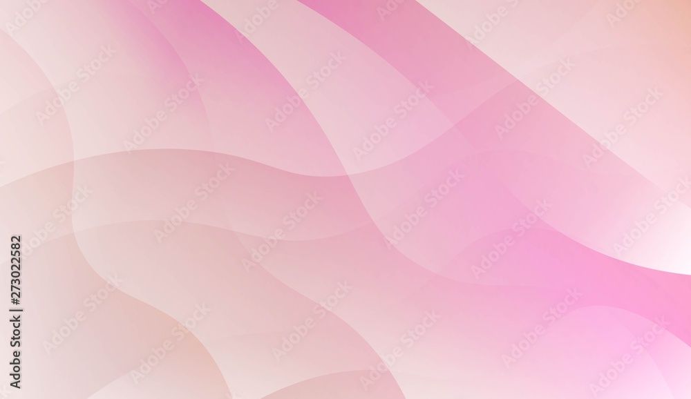Abstract Background With Wave Gradient Shape. Design For Your Header Page, Ad, Poster, Banner. Vector Illustration with Color Gradient.