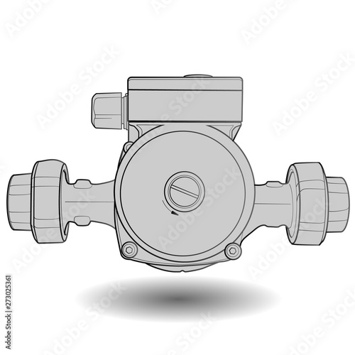 drawing with the image of plumbing tools