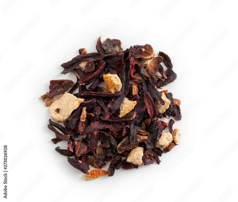 winter infusion on white background winter infusion on white background
