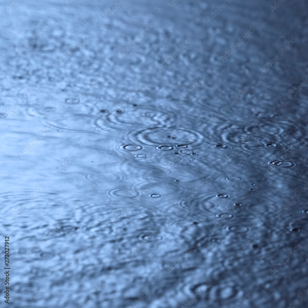 Closeup blue water rings, Circle reflections on the water. Closeup blue water rings, Circle reflections on the water.