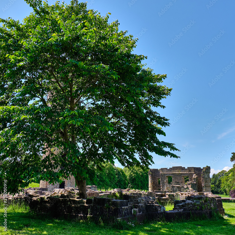 Ancient Scottish Ruins and the Outbuilding walls at Eglinton in Ancient Scottish Ruins and the Outbuilding walls at Eglinton in