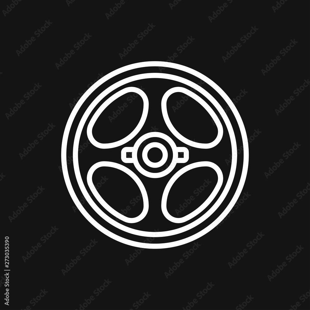 Dumbbell for gym icon, symbol for vector design Dumbbell for gym icon, symbol for vector design