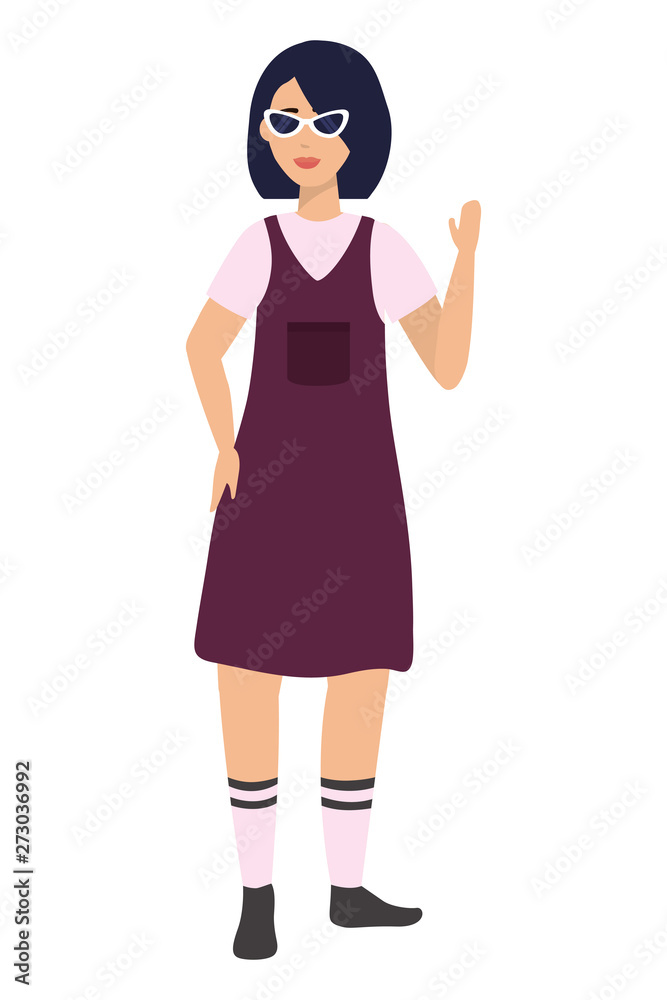Isolated woman design vector illustrator Isolated woman design vector illustrator