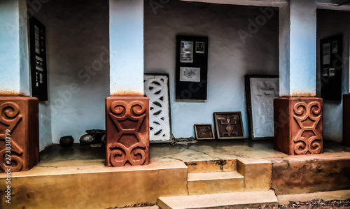 View to Besease Traditional Asante Shrine at,Ejisu, Kumasi, Ghan photo