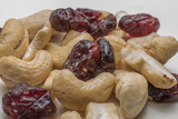 Cranberries and cashew nuts