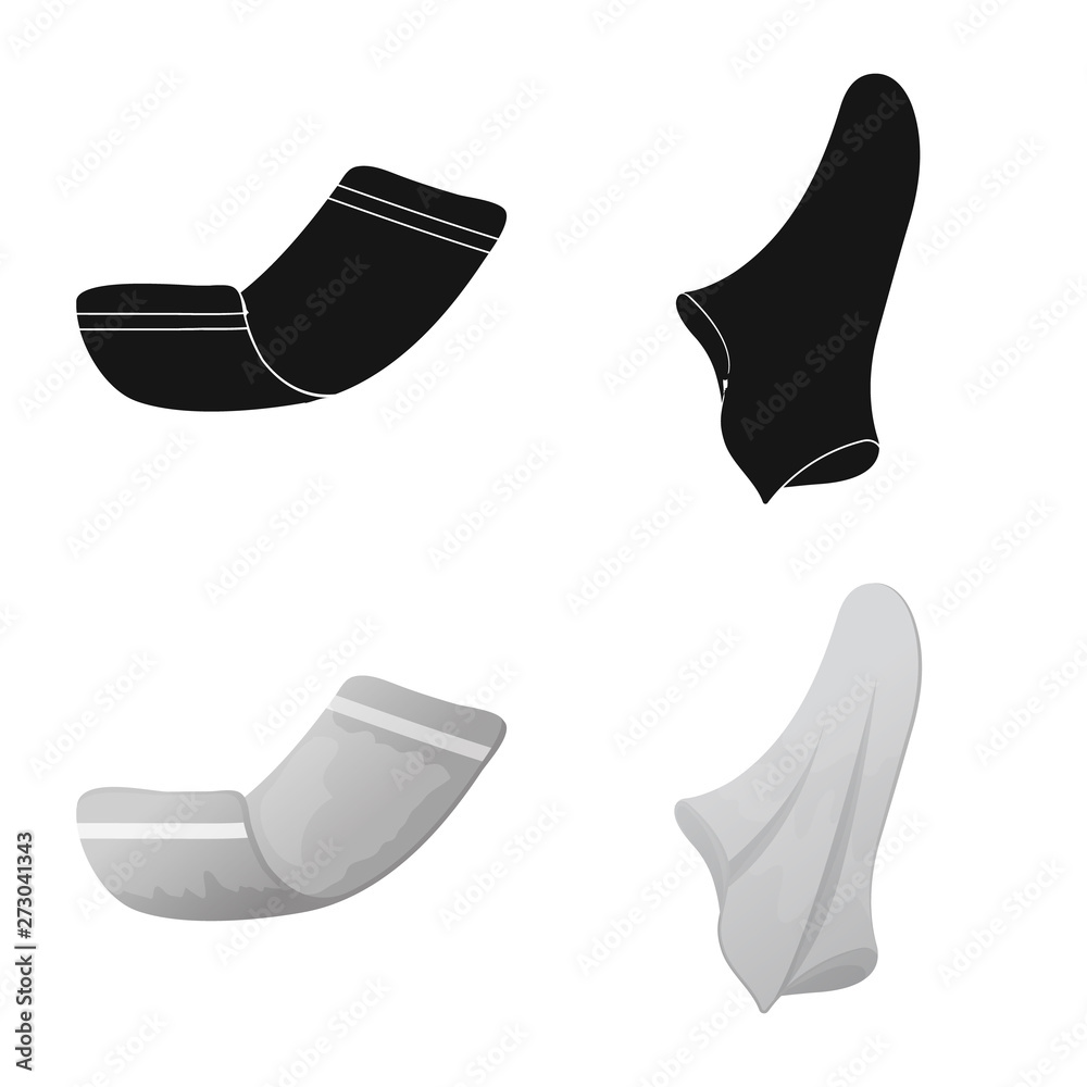 Vector illustration of soft and clean logo. Collection of soft and household vector icon for stock.