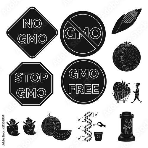 Vector design of quality and laboratory symbol. Set of quality and genetically vector icon for stock.