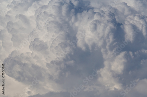close up of huge rain clouds in a sky
