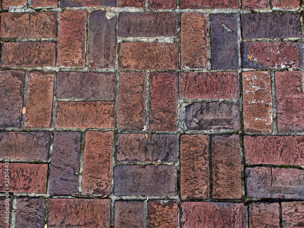 Diagonal patterned brick background Diagonal patterned brick background