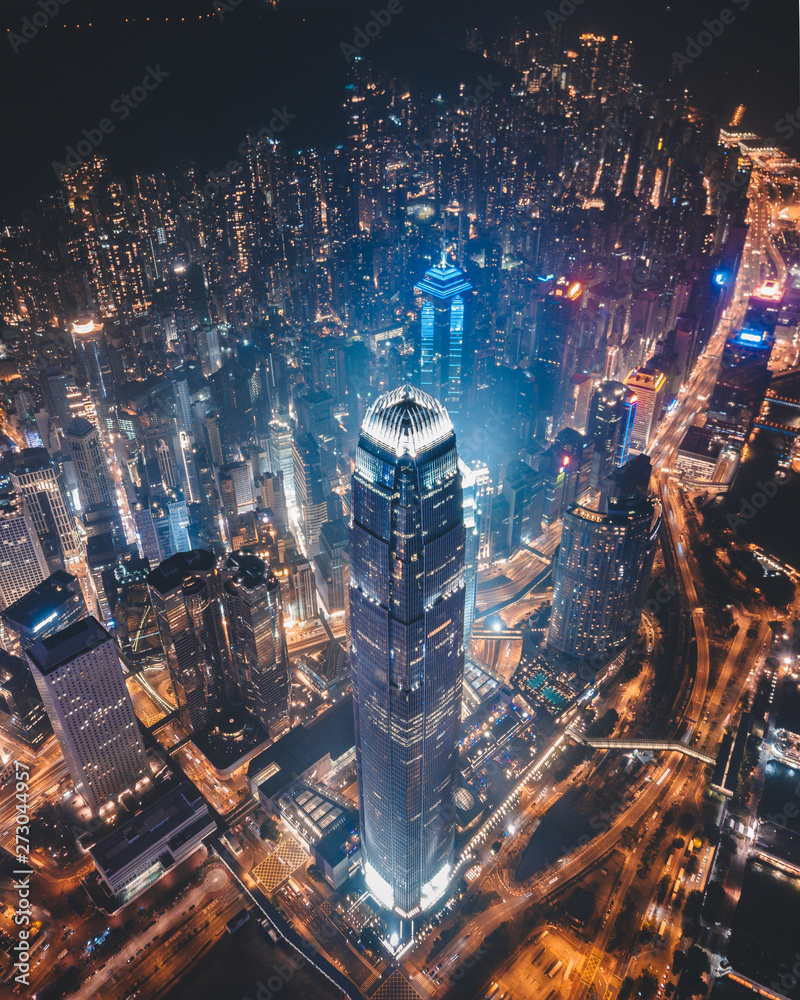 Naklejka premium Hong Kong Skyscrapers