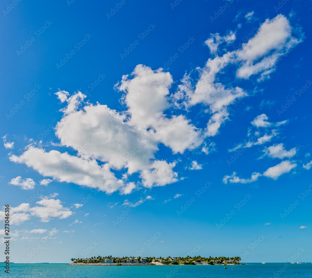 Sunset Key island in Key West, Florida, USA