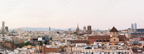 Photography Panorama of Barcelona
