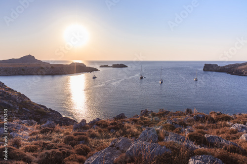 sunrise at sea, Greece