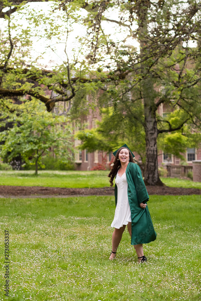 University of Oregon Graduate on Campus in Eugene University of Oregon Graduate on Campus in Eugene